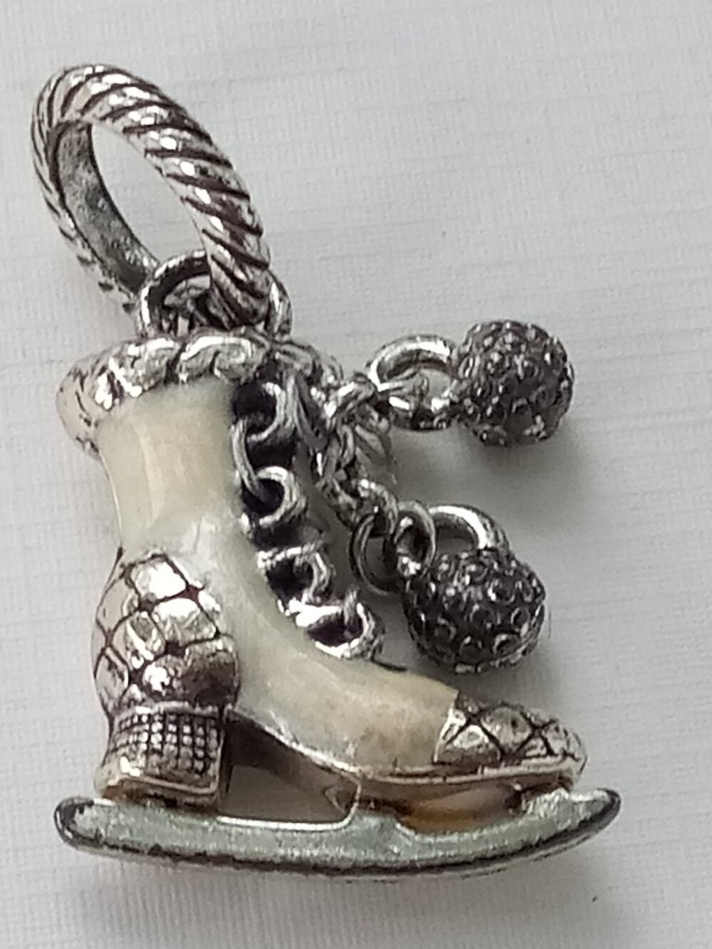 Brighton ice skate charm for bracelet or necklace